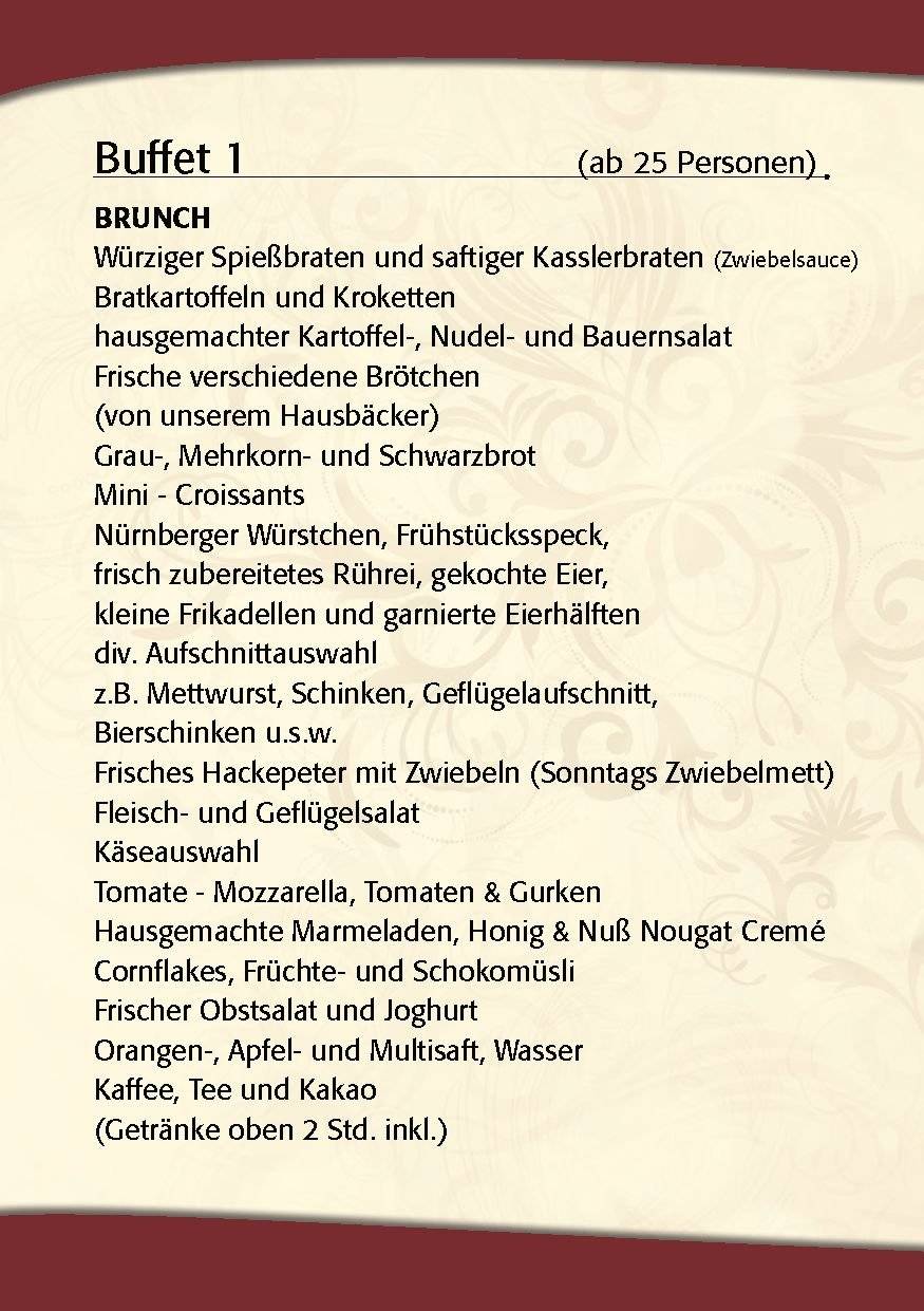 Köhncke's Hotel Buffet 1 Köhncke's Hotel Buffet 1