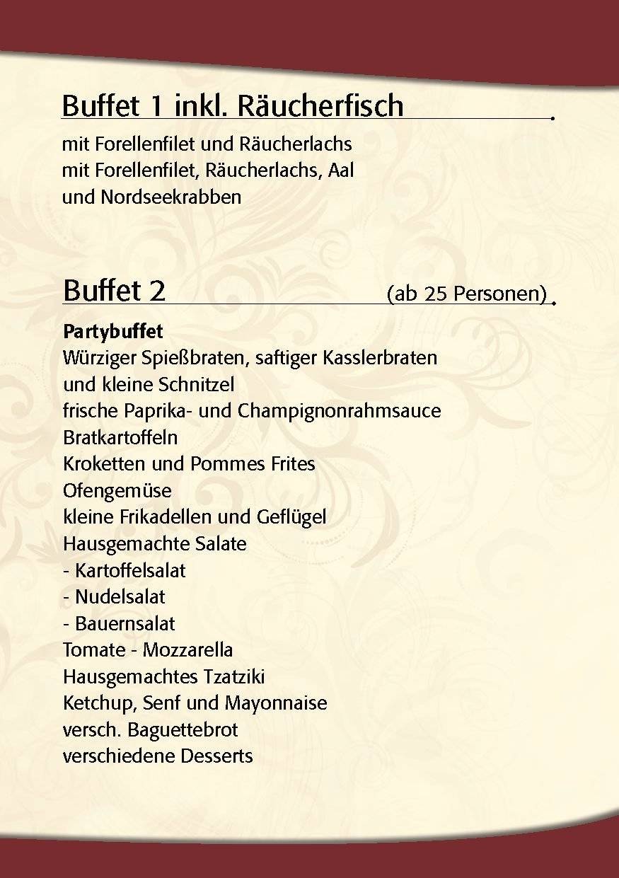 Köhncke's Hotel Buffet 1, 2 Köhncke's Hotel Buffet 1, 2